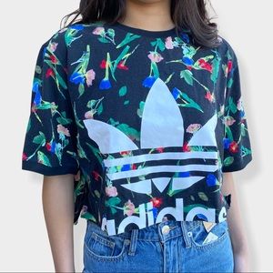 Floral Adidas Top✨